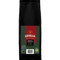 Gevalia Økologisk og fairtrade kaffe helbønner 1kg