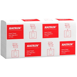 Katrin 100521 Non-Stop håndklædeark 2lags 20,3x24cm Z-fold hvid 3000ark