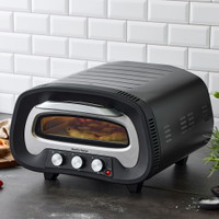 Nordic Sense elektrisk pizzaovn 2200W sort/sølv