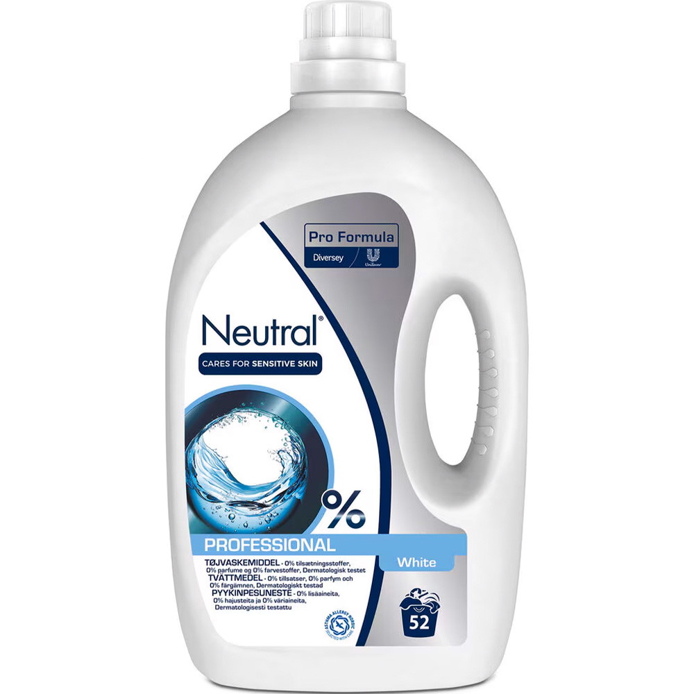Neutral Professional White flydende vaskemiddel 2,62L