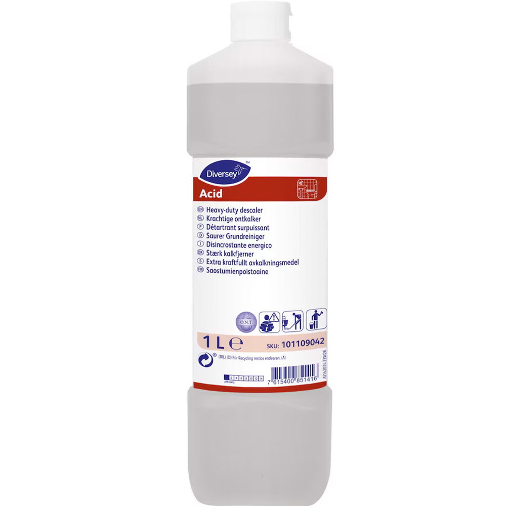 6 x Diversey Acid kalkfjerner 1L