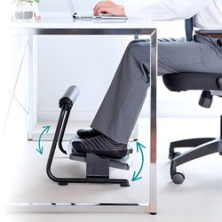 Twinco Twin relaxing fodstøtte sort