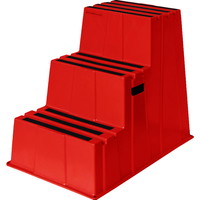 Twinco Twin sikkerheds trin med 3 trin rød