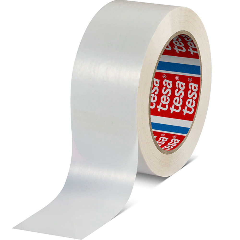 36 x Tesa 60418 pakketape 132mx50mm hvid