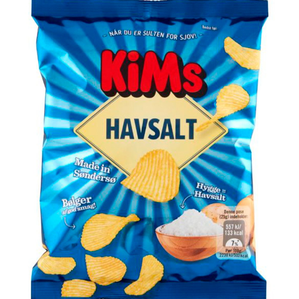 24 x Kims Havsalt chips minipose 25g