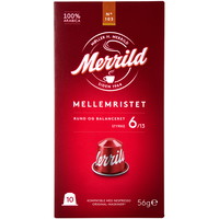 Merrild Rød 103 kaffekapsler 10 stk.