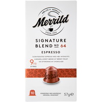Merrild Blend 64 espresso kaffekapsler 10 stk.
