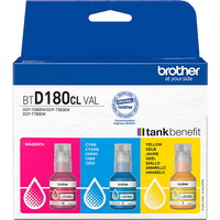 Brother BTD180CLVAL Valuepack blækflaske 3x5000sider