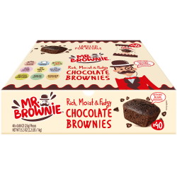 Mr. Brownie chokoladebrownie 40stk