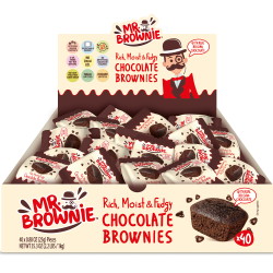 Mr. Brownie chokoladebrownie 40stk