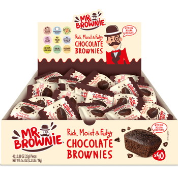 Mr. Brownie chokoladebrownie 40stk