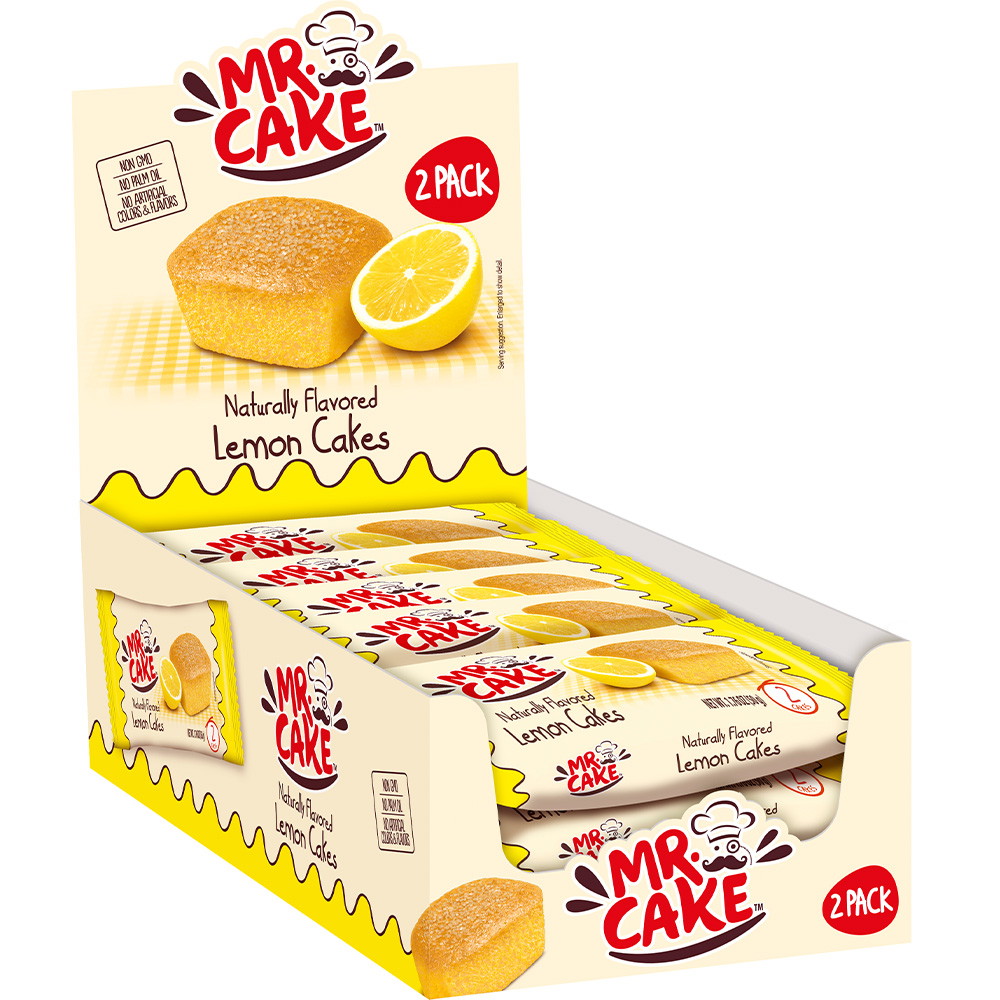 Mr.Brownie lemonkager 2stk á 50g