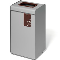 Durable DURASORT affaldsspand t/madaffald 55L brun