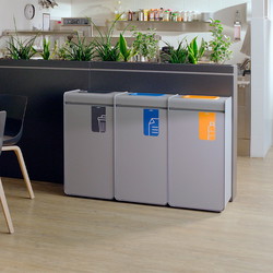 Durable DURASORT affaldsspand t/madaffald 55L brun