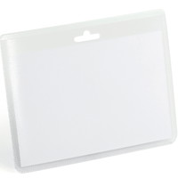 Durable navneskilt m/eurohul transparent 60x90mm