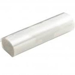 Fryseposer med skrivefelt 8L 25x50cm 25my klar rl/50stk