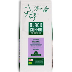 Black Coffee PRO Organic kaffe hele bønner DK-ØKO-100 1000g
