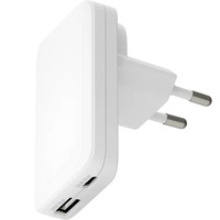 Dbramantelader1928 Re-Charge Pro slim oplader USB-C 30W +USB-A 30W hvid