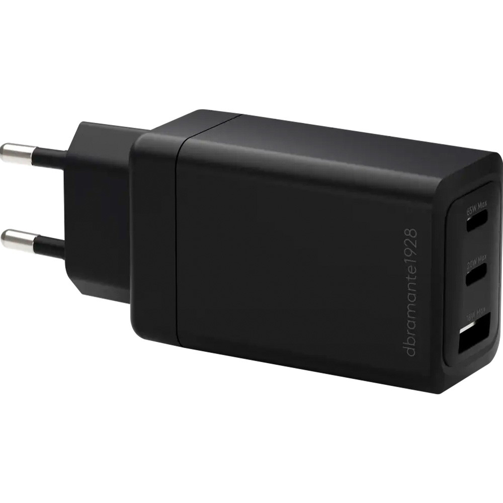 Dbramante1928 Re-Charge IT oplader 2xUSB-C 65W +1xUSB-A sort