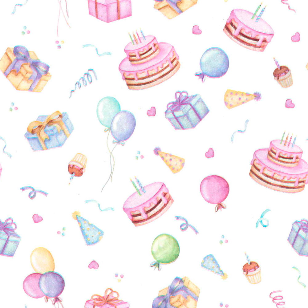 Gavepapir Kagefest 160mx57cm flerfarvet