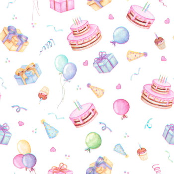 Gavepapir Kagefest 160mx57cm flerfarvet