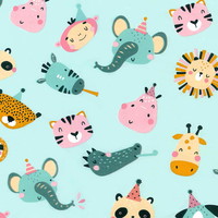 Gavepapir Zoologiskedyr 160mx40cm lysegrøn