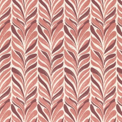 Gavepapir Bladmønster 57cmx160m bordeaux