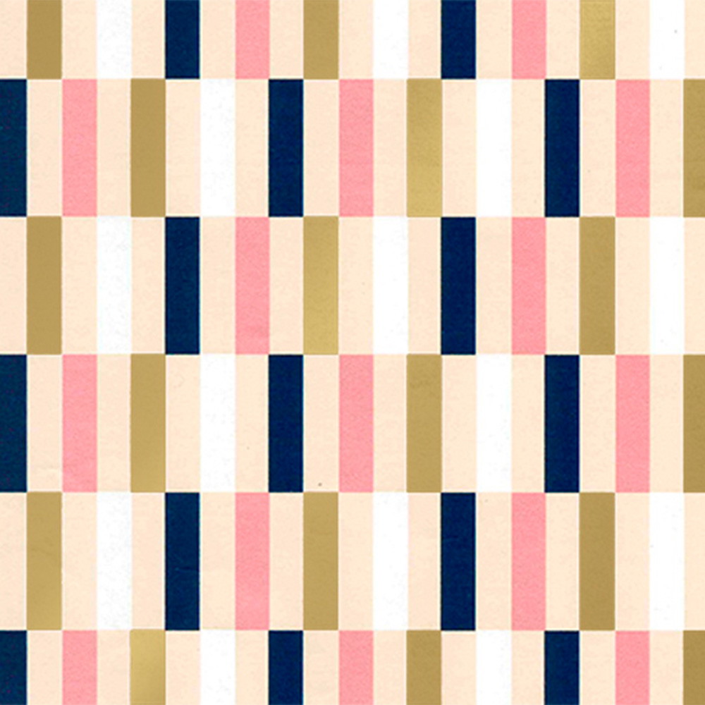 Gavepapir Kvadrater 160mx40cm flerfarvet