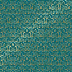 Gavepapir Mønster 160mx57cm guld/grøn