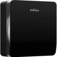 Satino Jumbo toiletpapir dispenser L sort