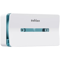 Satino Jumbo Twin toiletpapir dispenser centerfeed hvid