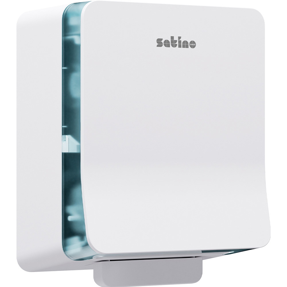 Satino AutoCut SYS1 dispenser til håndklæderuller hvid