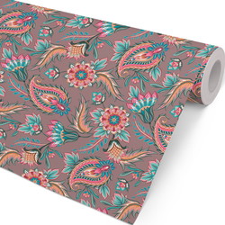 Gavepapir Paisley 154mx57cm brun