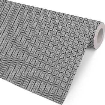 Gavepapir Mønster 165mx38cm mat sort/hvid