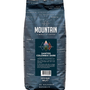 BKI Mountain Santos Columbia kaffe hele bønner mørk 1kg