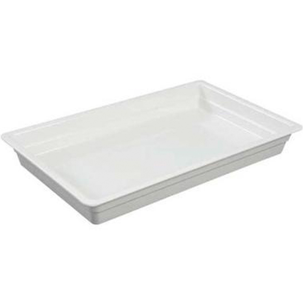 Rektangulær fad 11GN 53x32.5x6.5cm Melamin hvid