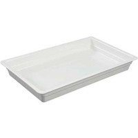 Rektangulær fad 11GN 53x32.5x6.5cm Melamin hvid