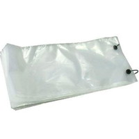 Plastpose på blok 220x420/40+55mm 45my klar