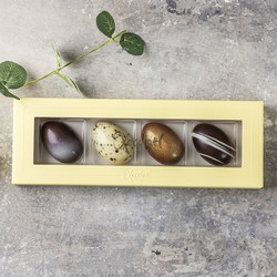 Xocolatl Eggcellent gaveæske med 4 fyldte chokolader 48g