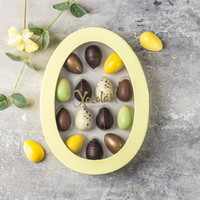 Xocolatl Eggcellent gaveæske med 14 fyldte chokolader 120g