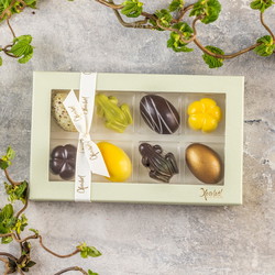 Xocolatl Spring Feeling æske med 8 fyldte chokolader
