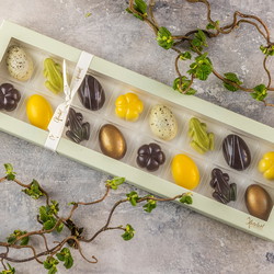 Xocolatl Spring Feeling æske med 16 fyldte chokolader 180g