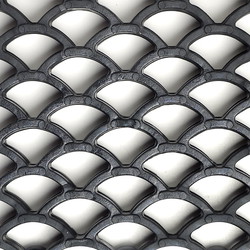 Matting Jaguar skrabemåtte 400x100mm 12mm Zone1 sort