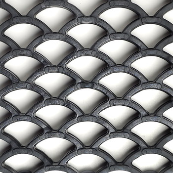 Matting Jaguar skrabemåtte 400x100mm 12mm Zone1 sort