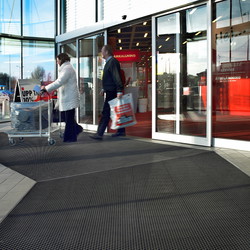 Matting Jaguar skrabemåtte 400x100mm 25mm Zone1 sort