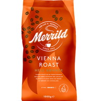 Merrild Vienna Roast hele bønner kaffe 1000g