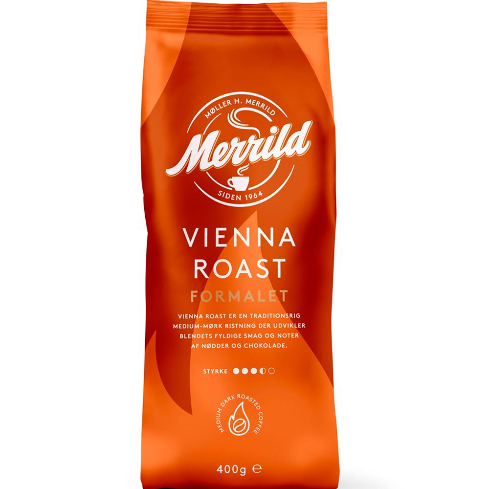 Merrild Vienna Roast formalet kaffe 400g