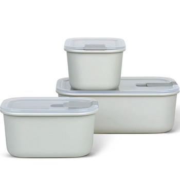 Mepal Easyclip husholdningsbokssæt 3 dele Nordic White