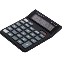 Q-connect Medium bordregner 12 cifret display
