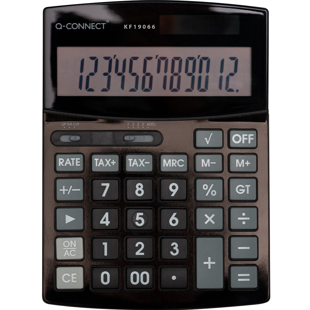 Q-connect Large bordregner 12 cifret display